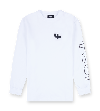 Outline Longsleeve Cuffed wit