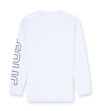Outline Longsleeve Cuffed wit