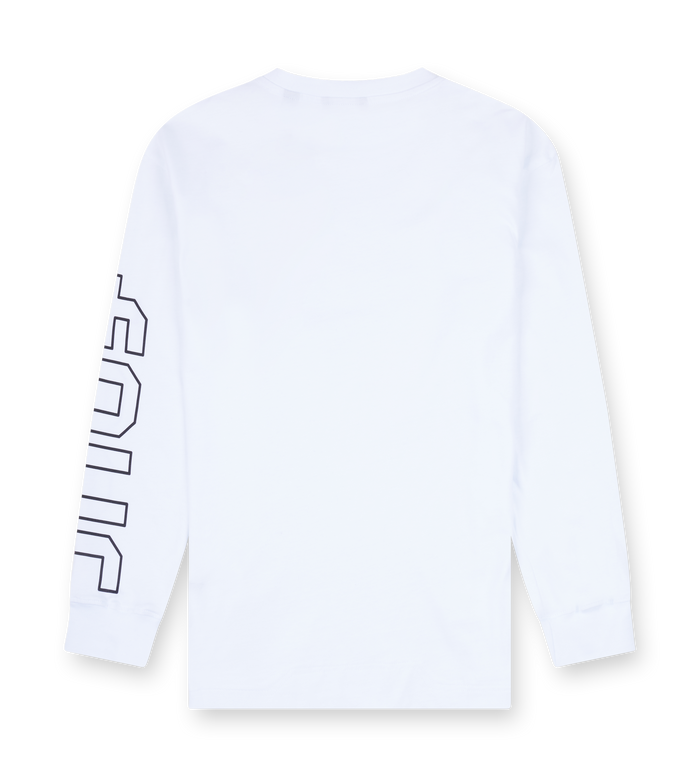 Outline Longsleeve Cuffed wit