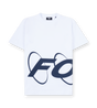 Big Circles T-shirt Wit/Marineblauw
