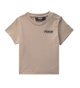 Baby Circles Logo T-shirt Vintage Khaki