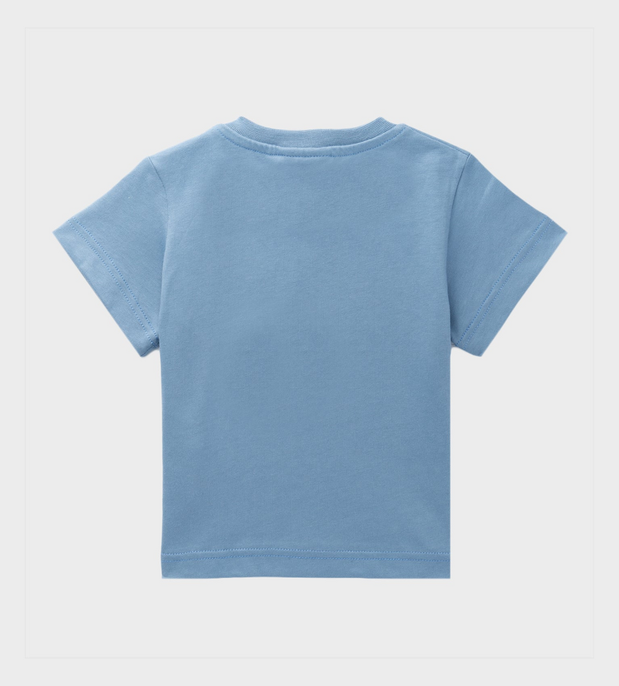 FOUR Baby Logo T-shirt in Celeste