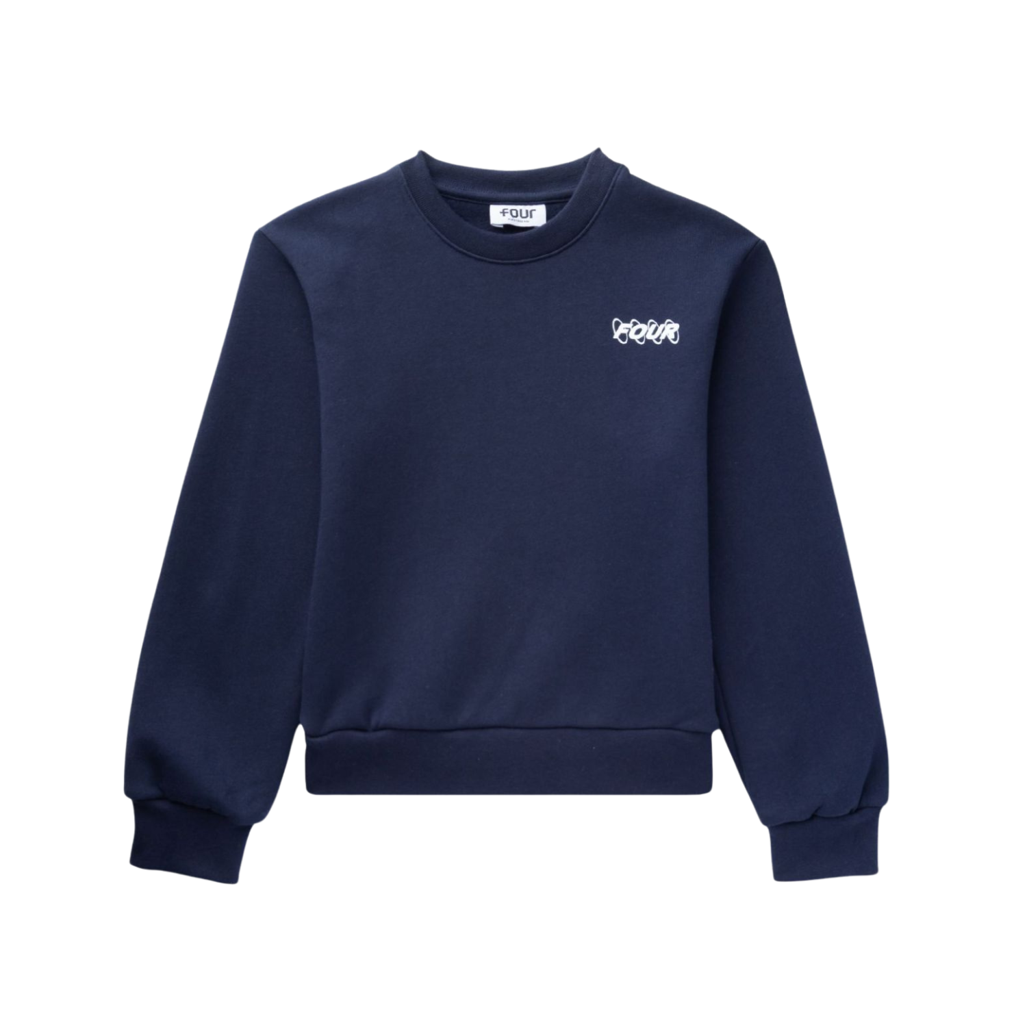 FOUR Circles Logo Crewneck Marine Blue