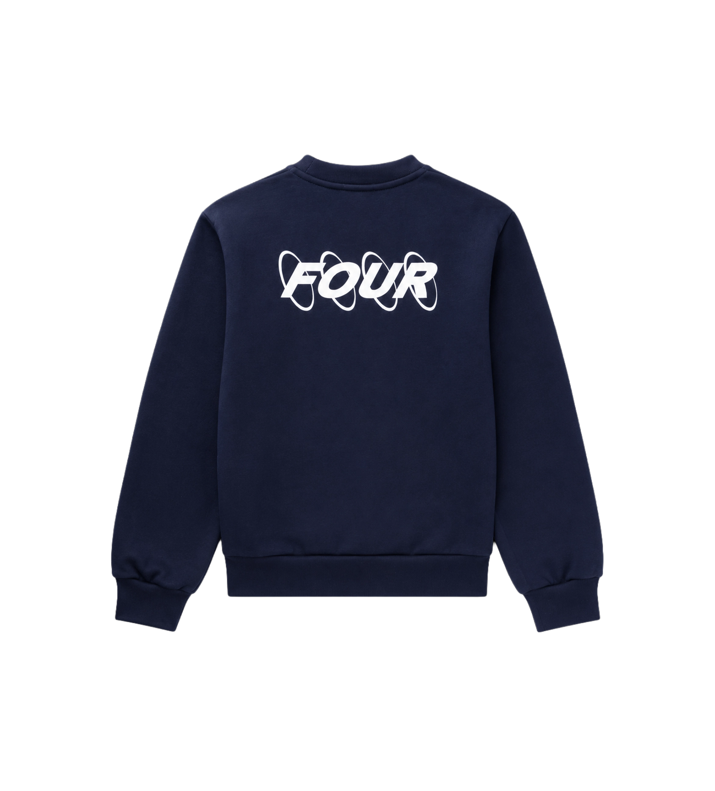 Circles Logo Crewneck Marineblauw