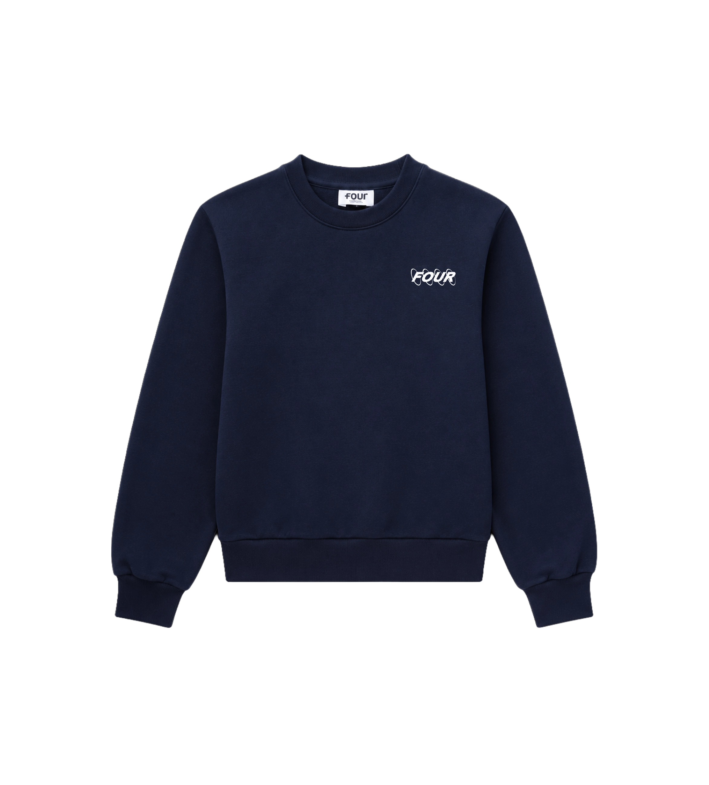Circles Logo Crewneck Marineblauw