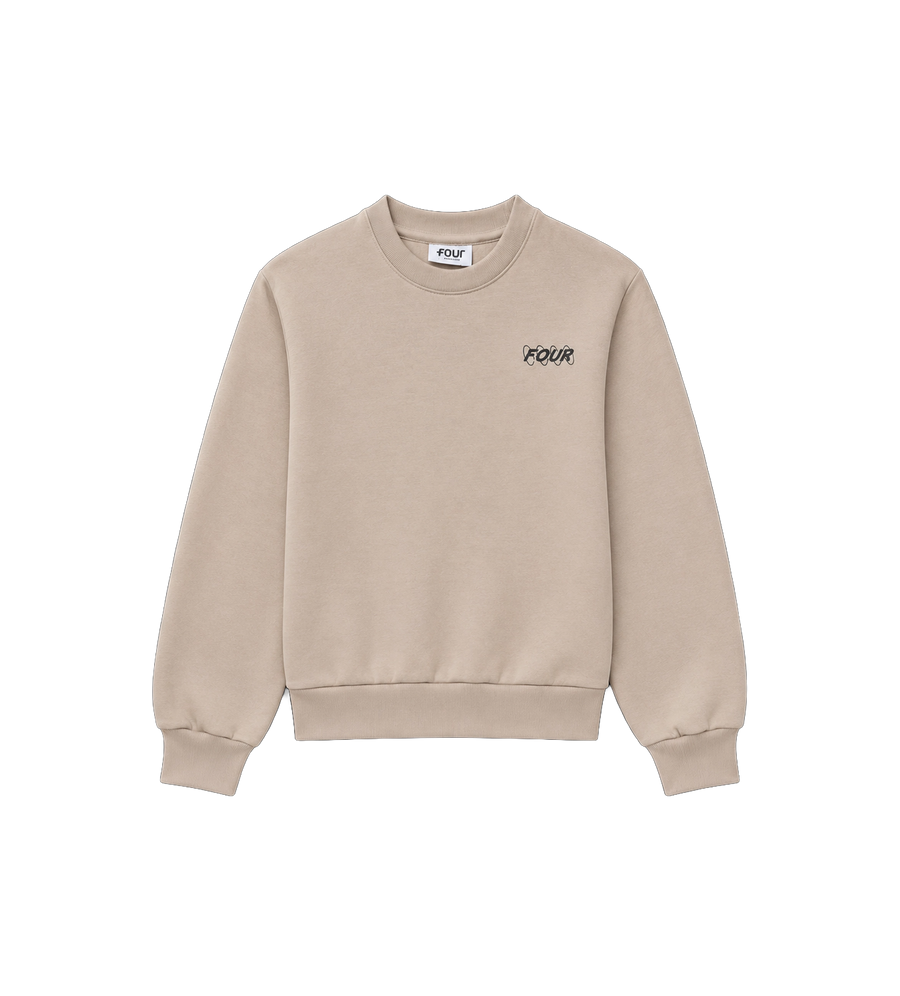 Circles Logo Crewneck Vintage kaki