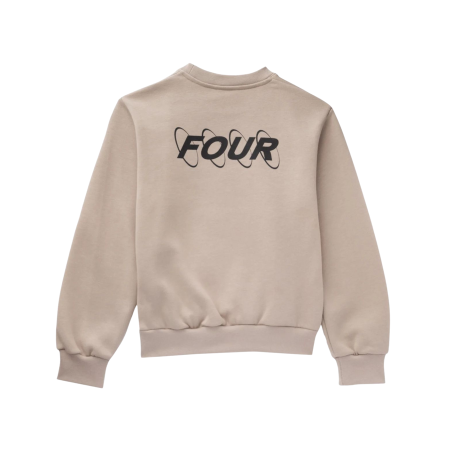 FOUR Circles Logo Crewneck in Vintage Khaki