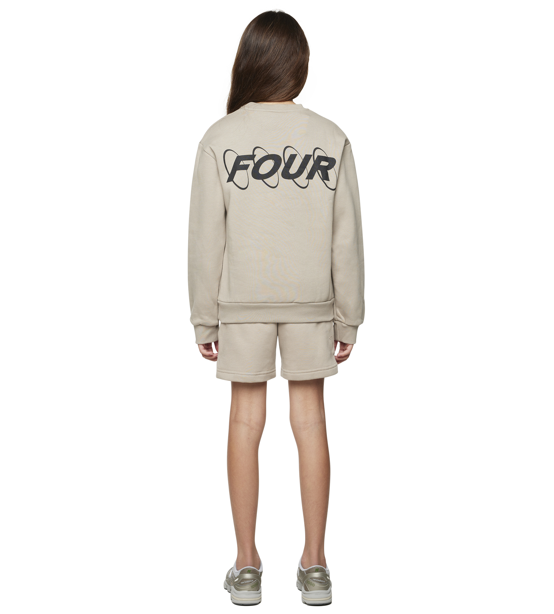 FOUR Circles Logo Crewneck in Vintage Khaki