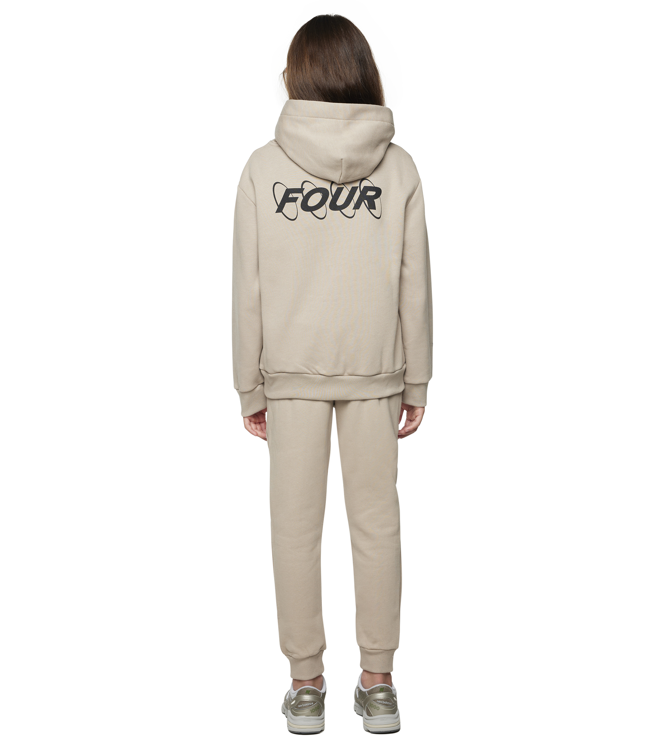 FOUR Circles Logo Hoodie in Vintage Khaki