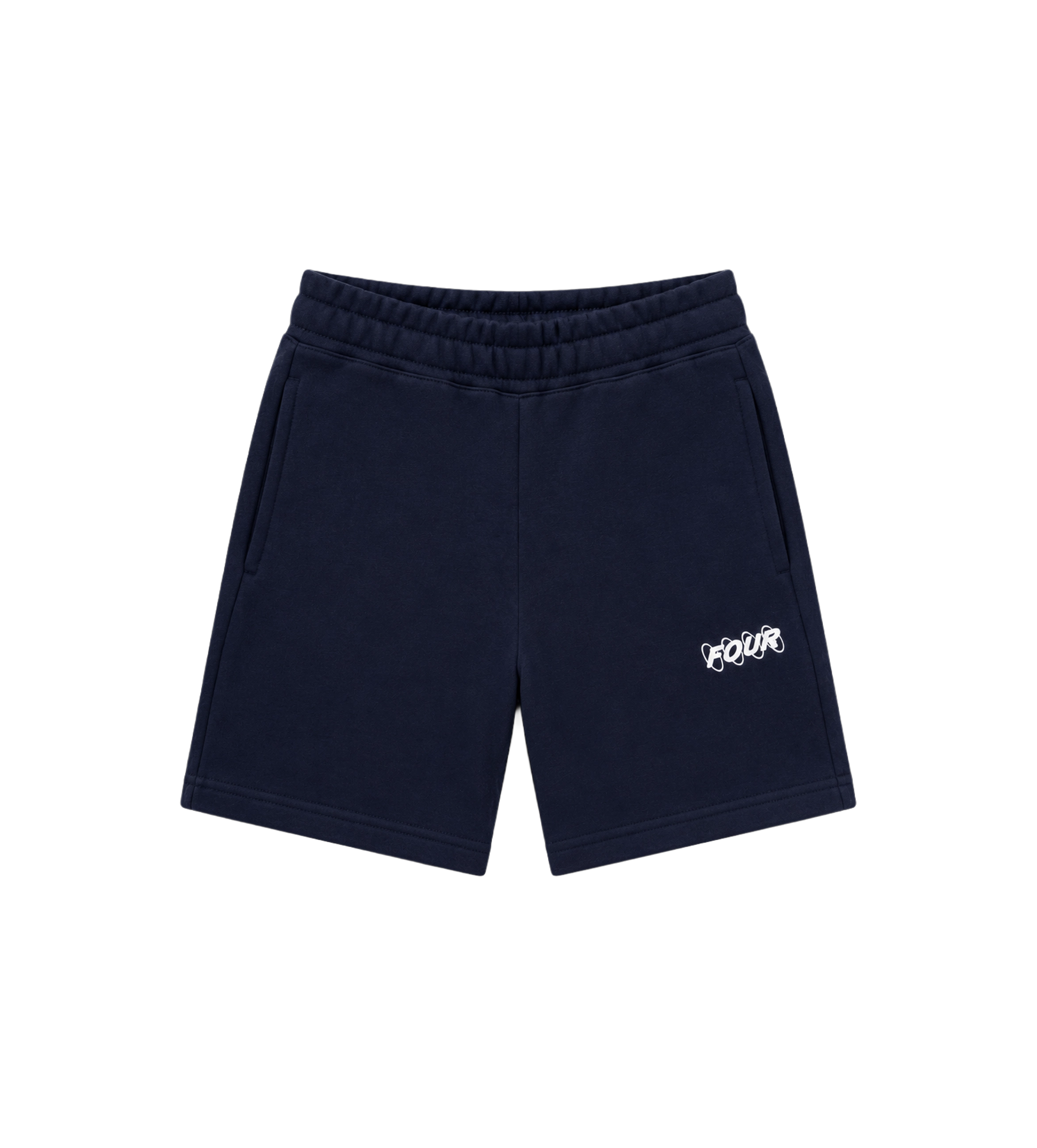 Circles Logo Shorts Marineblauw