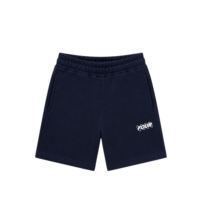Circles Logo Shorts Marineblauw
