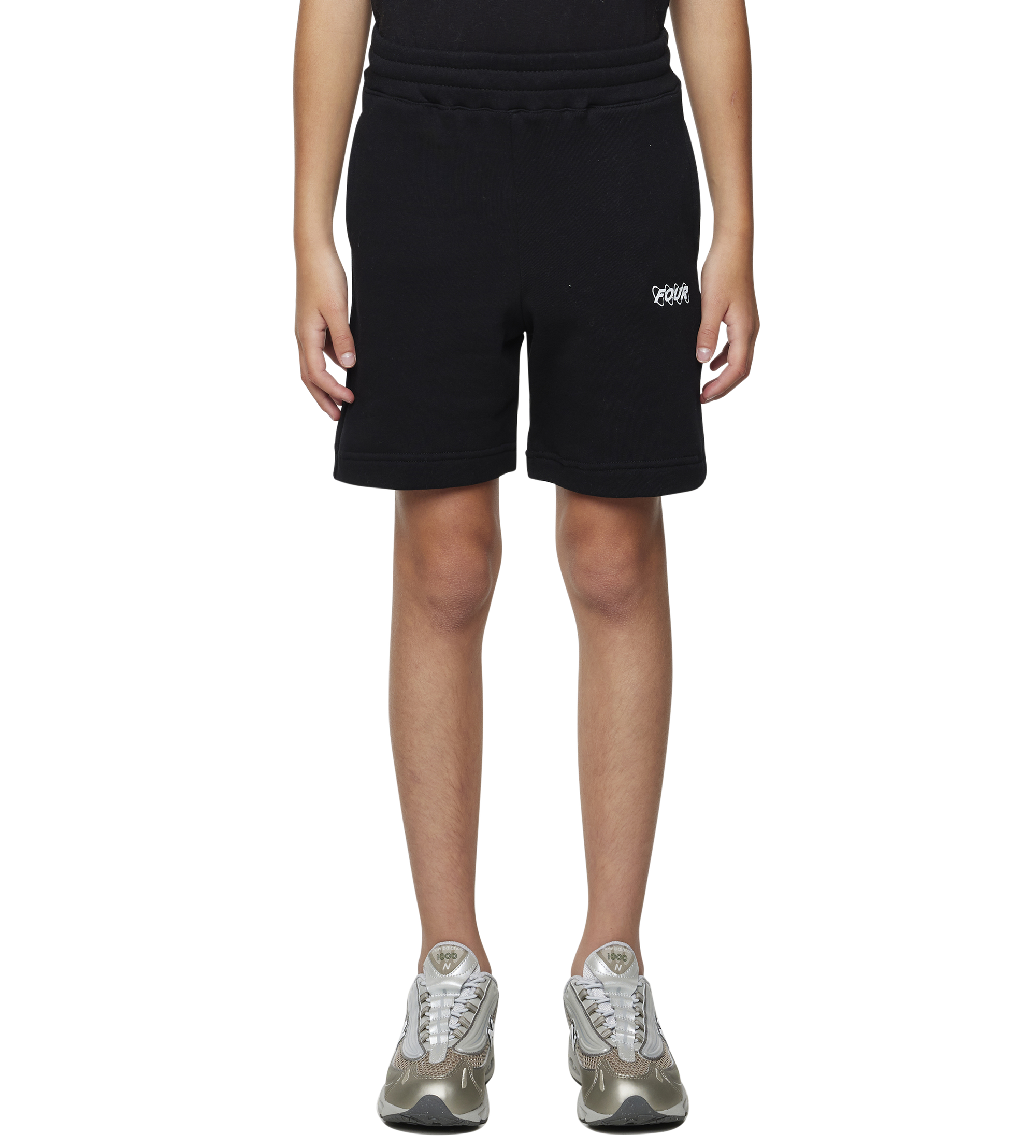 FOUR Circles Logo Shorts in Black