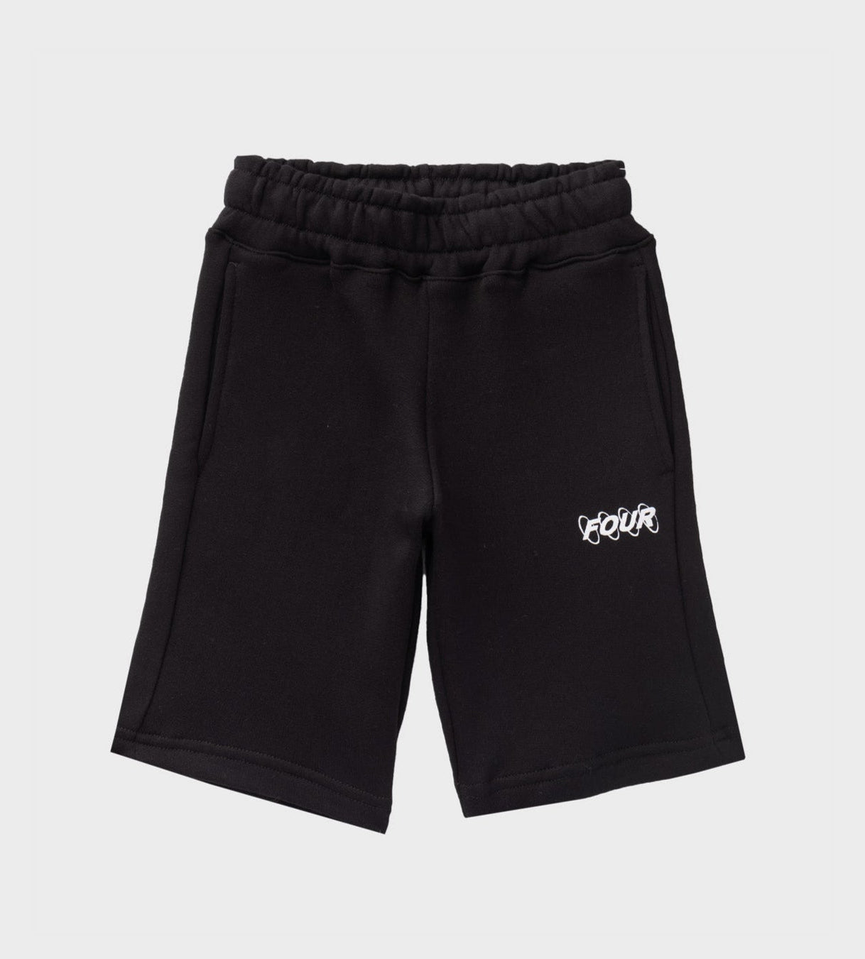 FOUR Circles Logo Shorts in Black