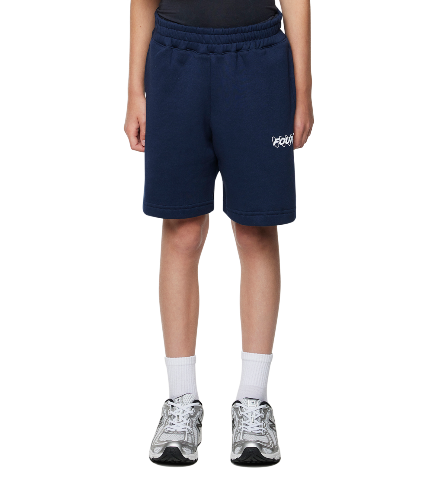 FOUR Circles Logo Shorts in Marine Blue
