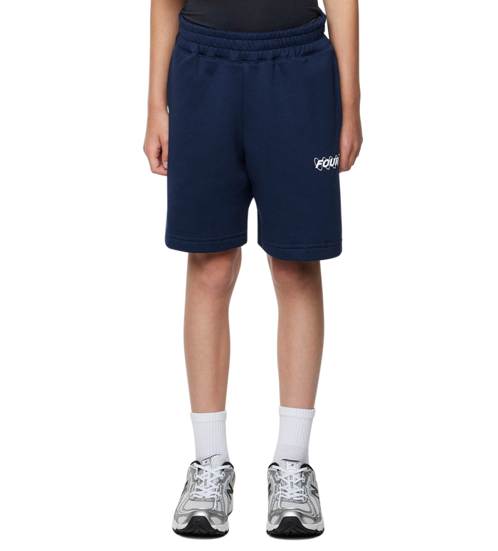 FOUR Circles Logo Shorts in Marine Blue