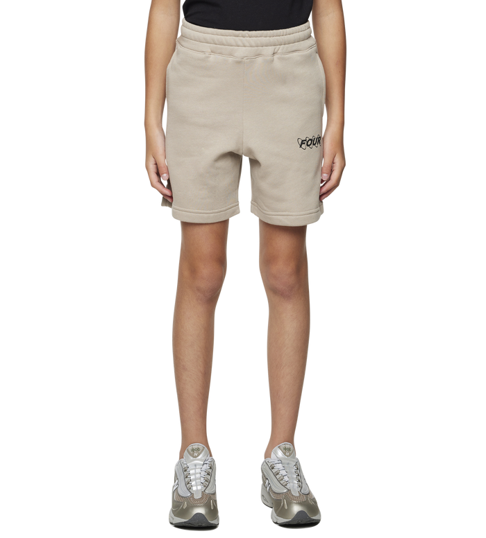 FOUR Circles Logo Shorts in Vintage Khaki