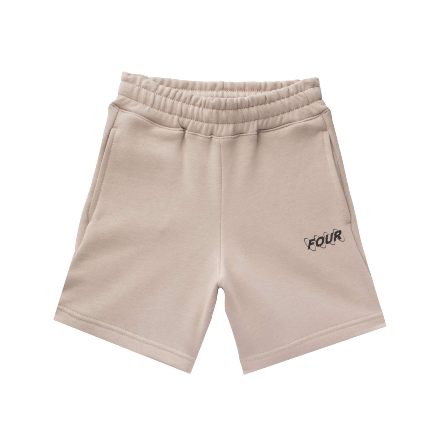FOUR Circles Logo Shorts in Vintage Khaki