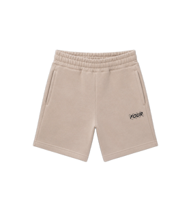 Circles Logo Shorts Vintage Khaki