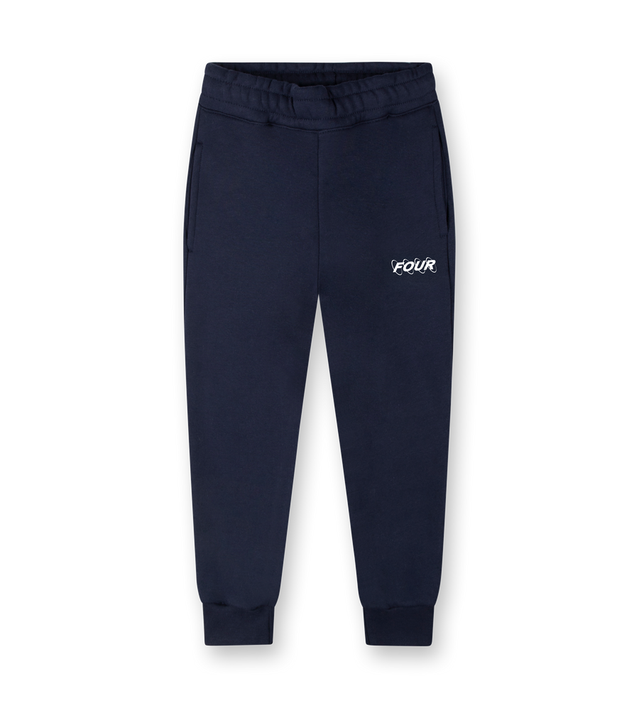 Circles Logo joggingbroek marineblauw
