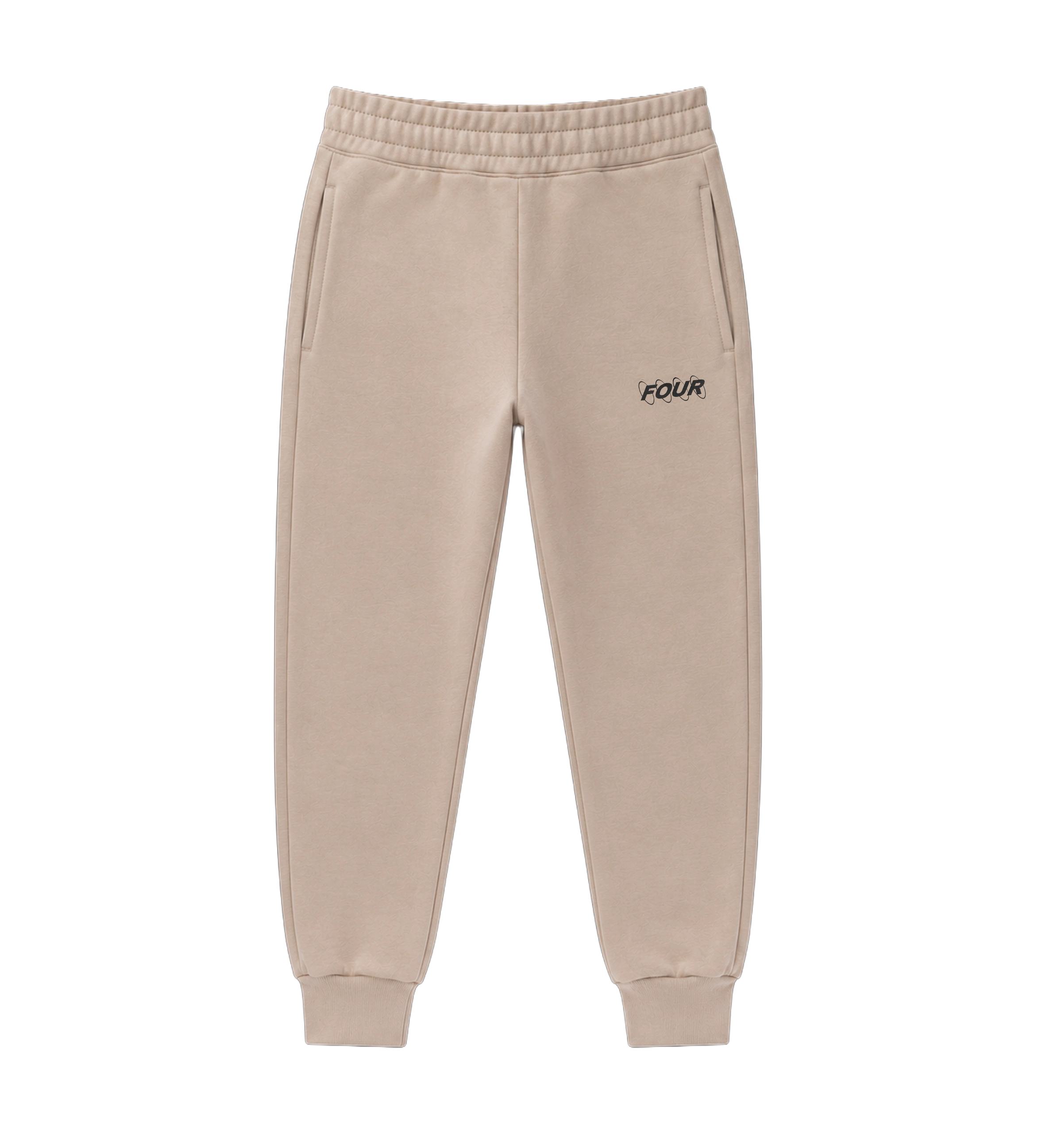 Circles Logo joggingbroek vintage kaki