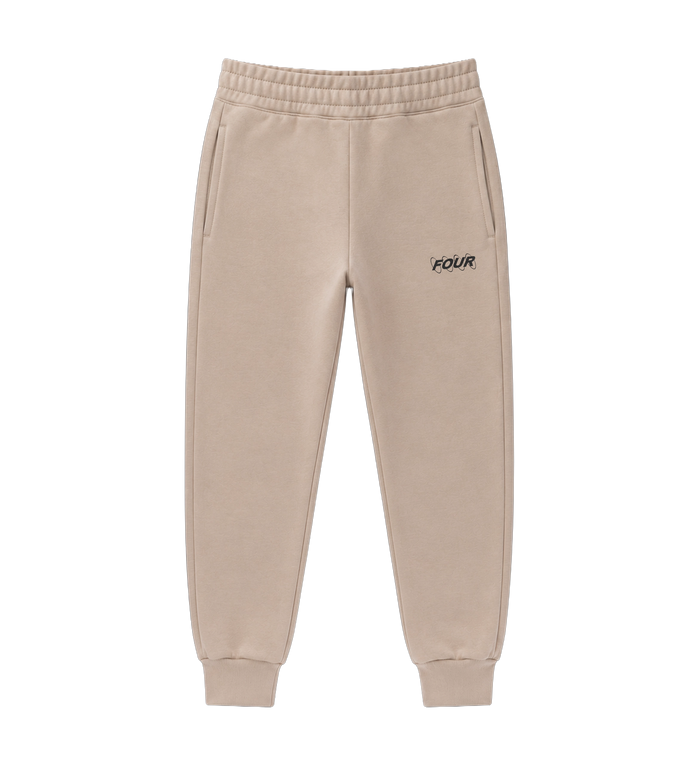 Circles Logo Sweatpants Vintage Khaki