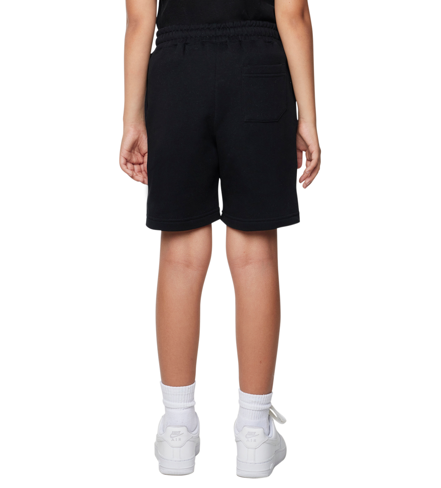 FOUR Circles Logo Swim Shorts in Black/ Princess Blue