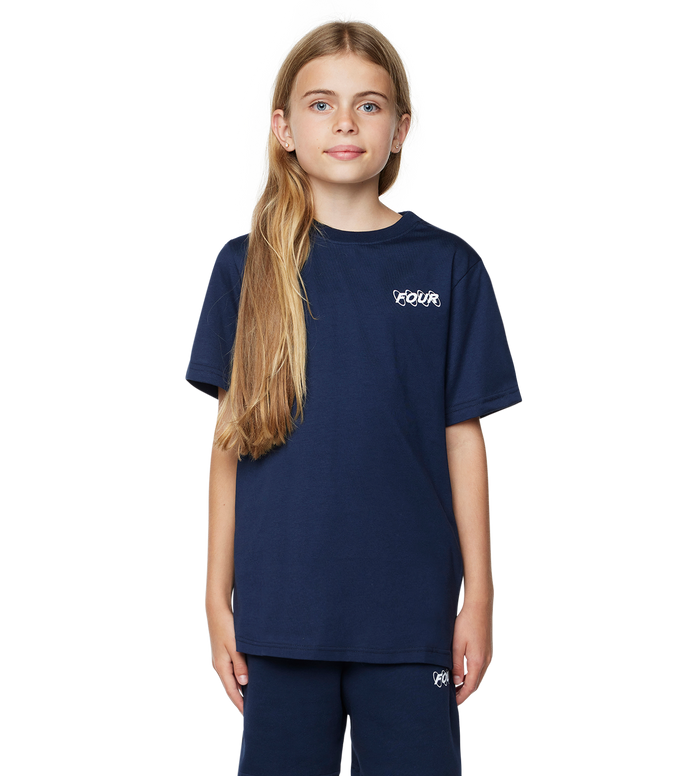 FOUR Circles Logo T-shirt in Marine Blue