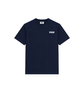 Circles Logo T-shirt marineblauw