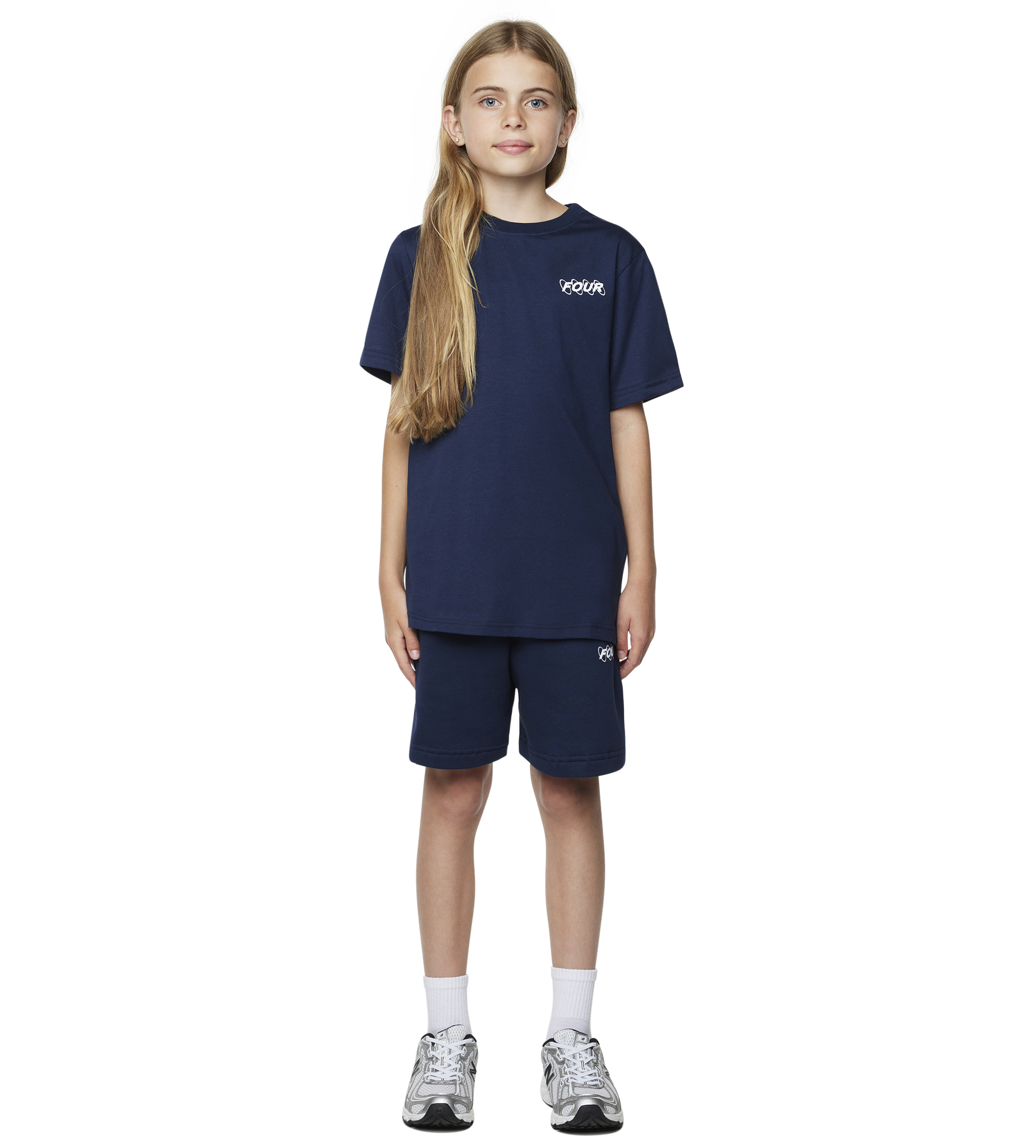 FOUR Circles Logo T-shirt in Marine Blue