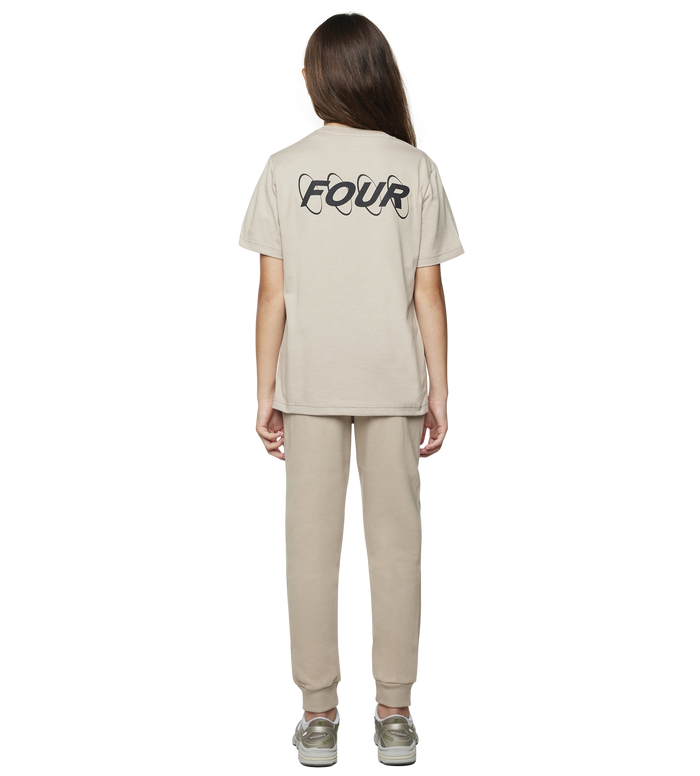 FOUR Circles Logo T-shirt in Vintage Khaki