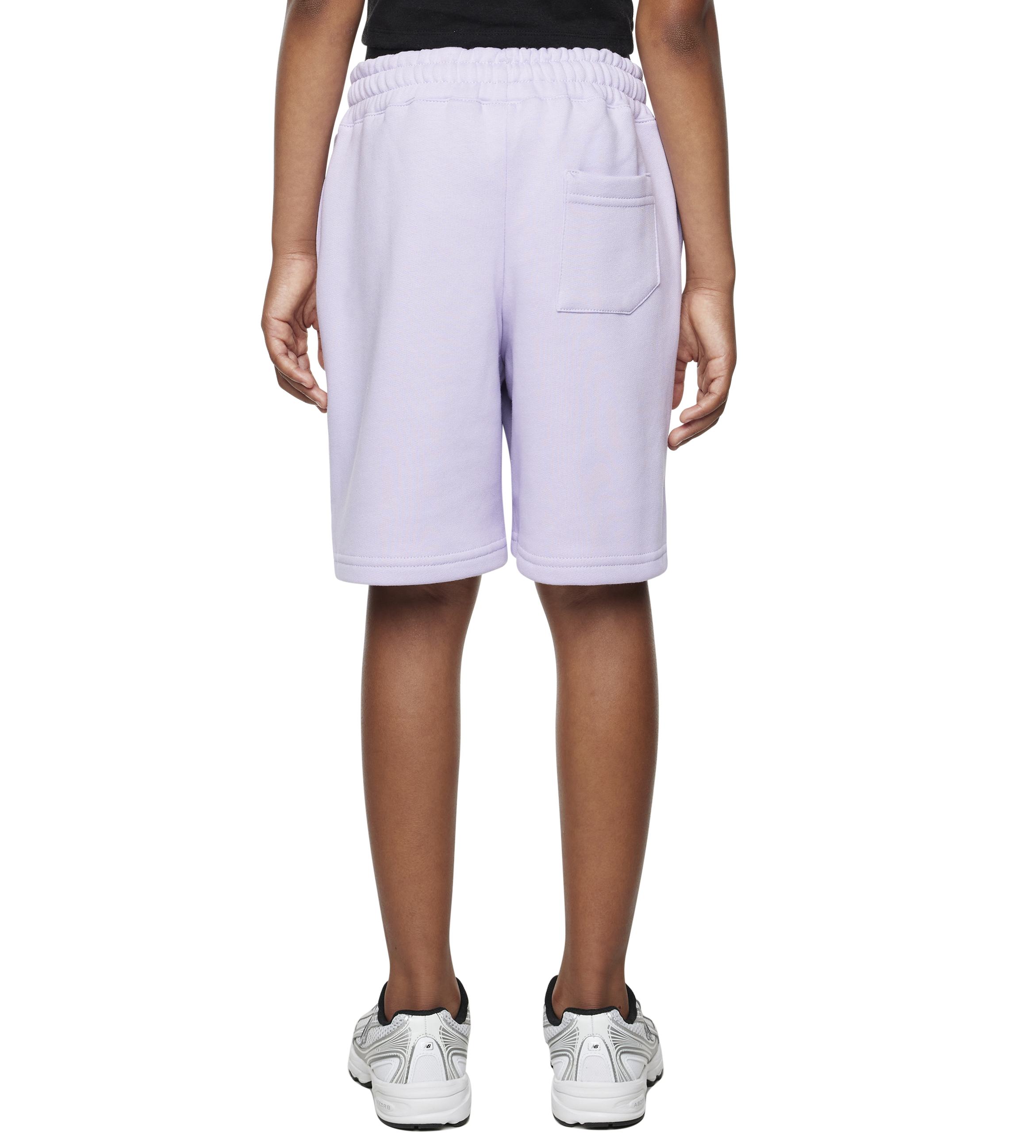 FOUR Circles Shorts in Pastel Lilac White