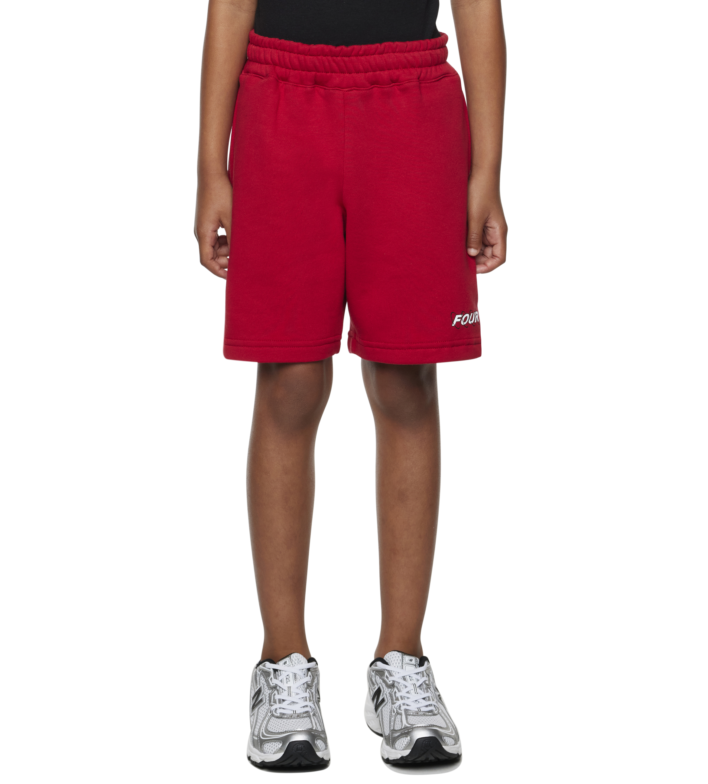 FOUR Circles Shorts in Red/ White