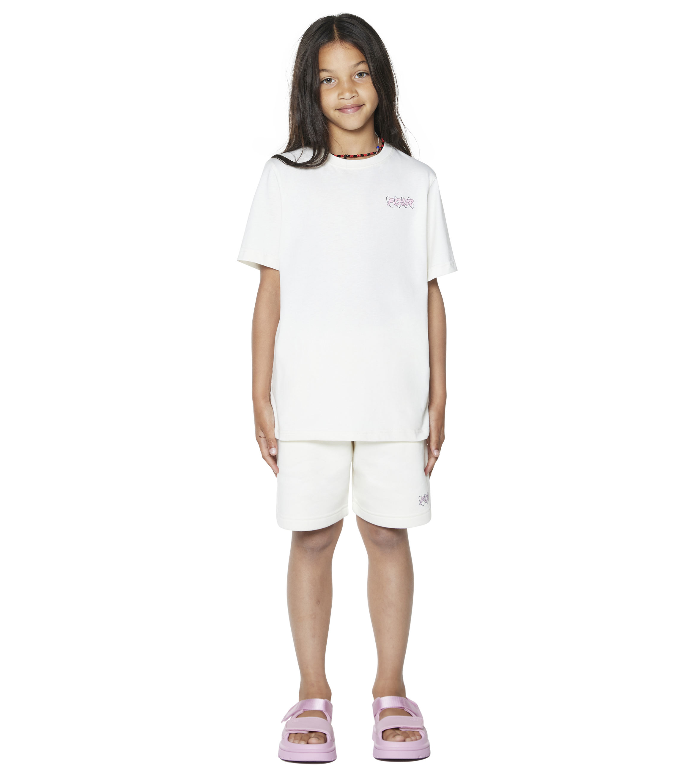 FOUR Circles T-shirt in Cannoli Cream/ Soft Pink