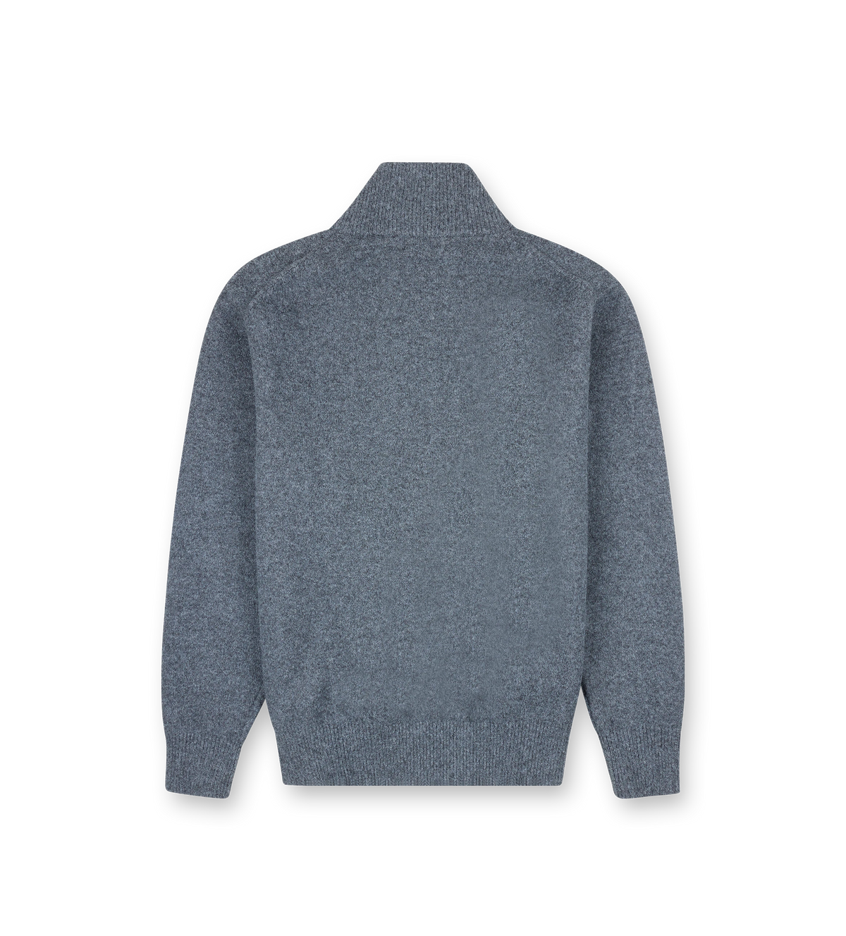 Knitted Zip Up Dark Grey