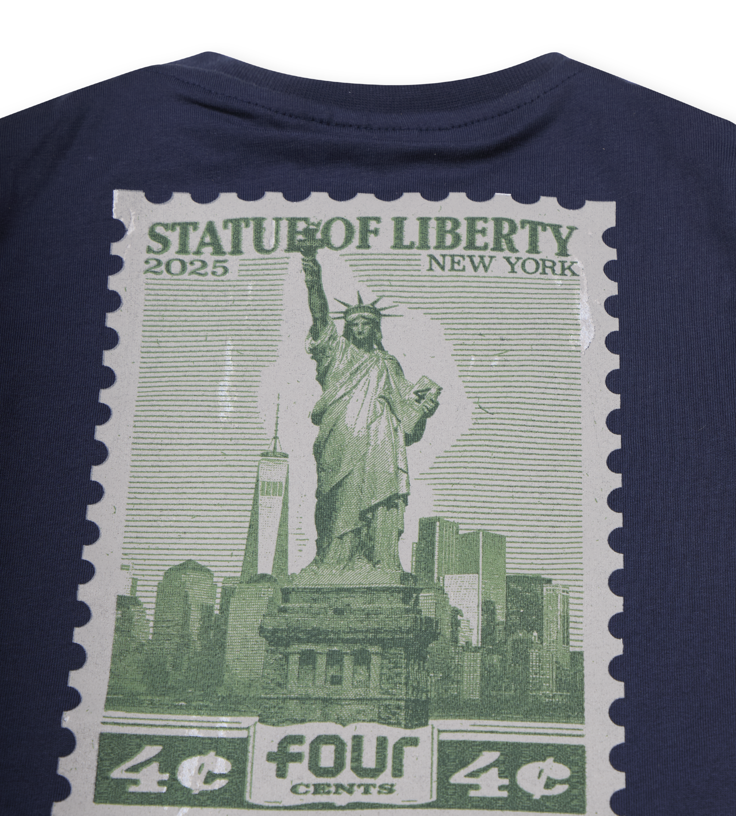 NY Stamp SOL T-shirt Marine Blue