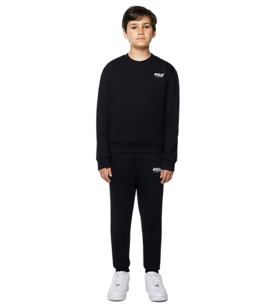FOUR Logo Crewneck in Black