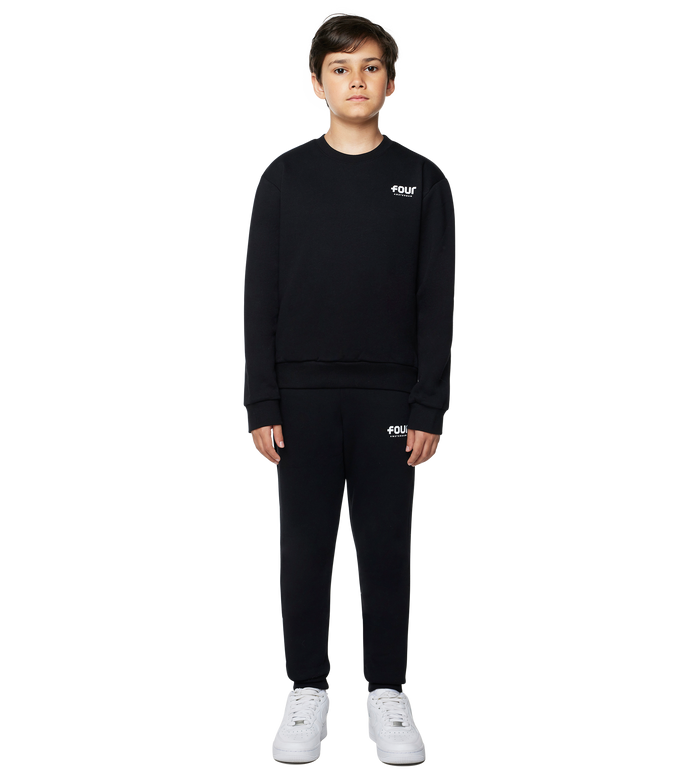 FOUR Logo Crewneck in Black