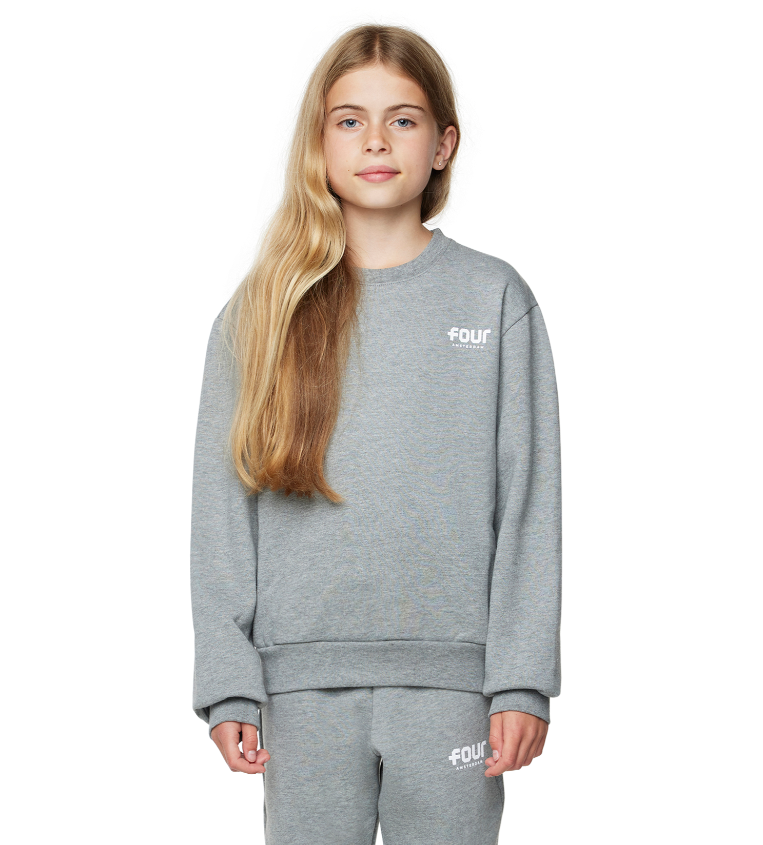 FOUR Logo Crewneck in Grey