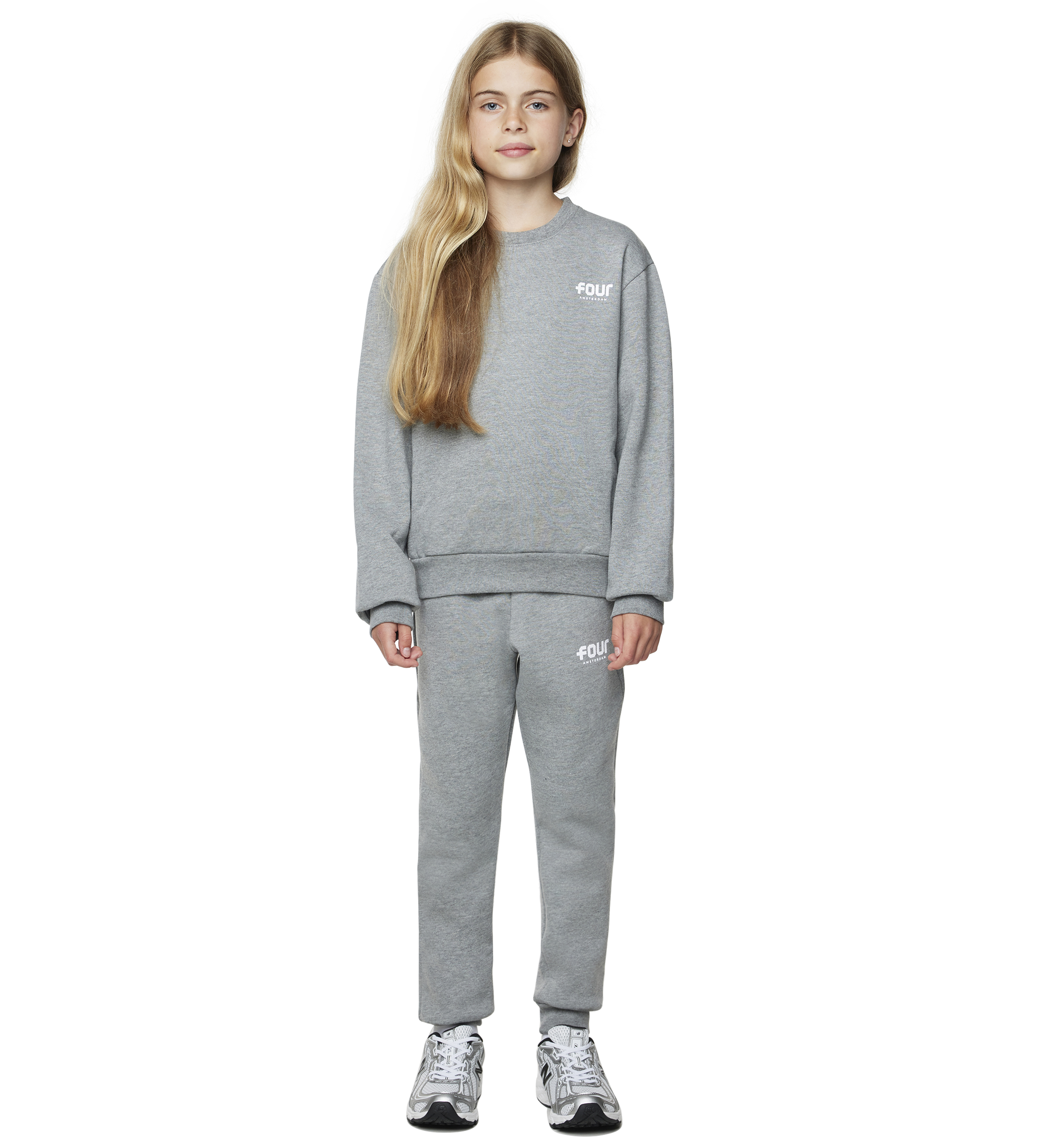 FOUR Logo Crewneck in Grey