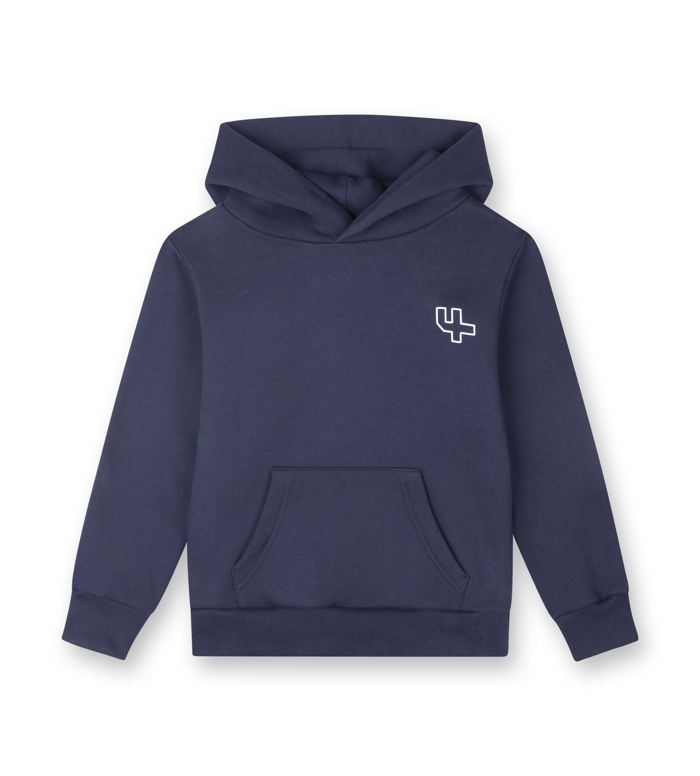 FOUR Outline Logo Hoodie in Marine Blue