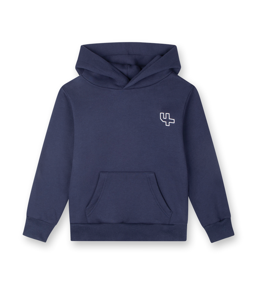 FOUR Outline Logo Hoodie in Marine Blue