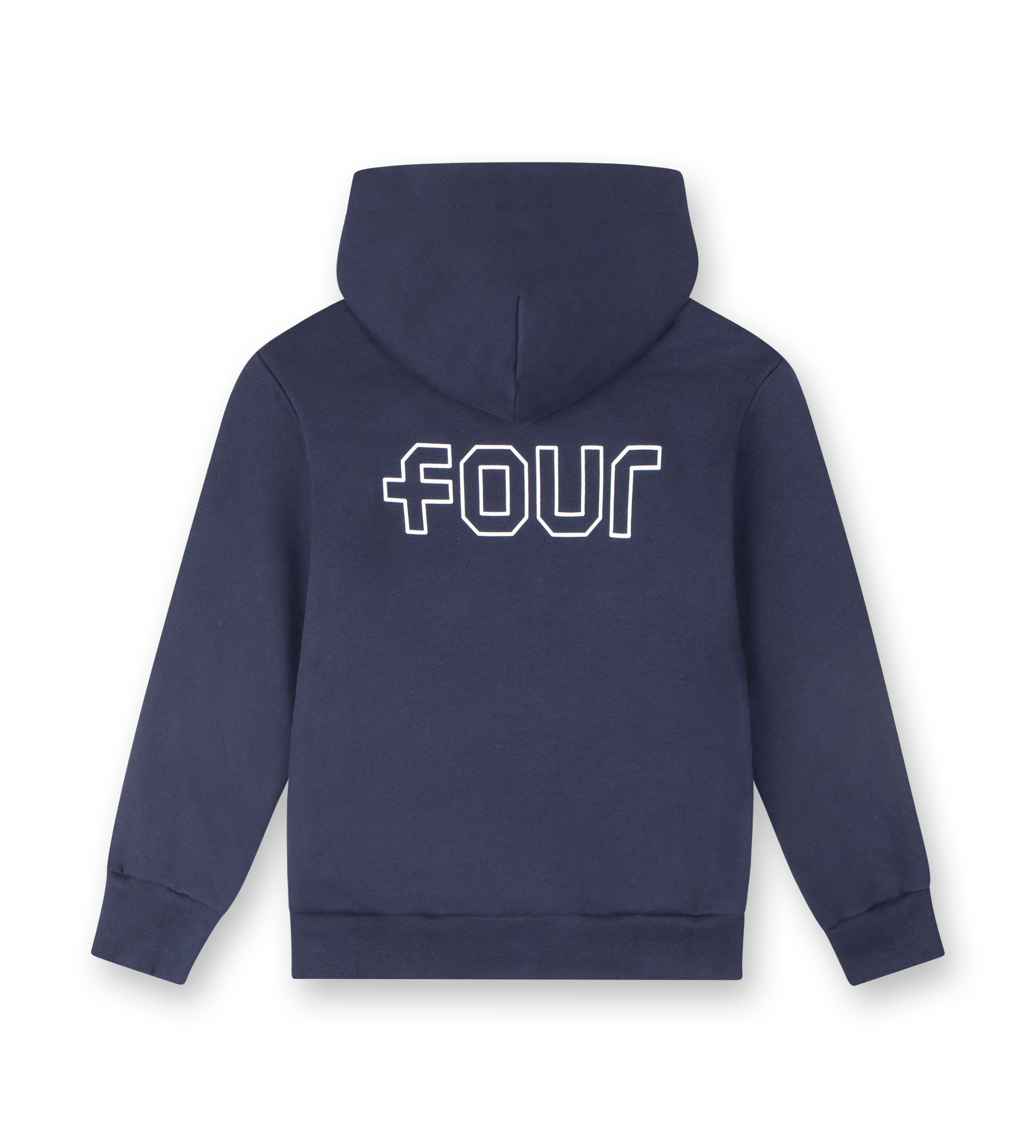 FOUR Outline Logo Hoodie in Marine Blue