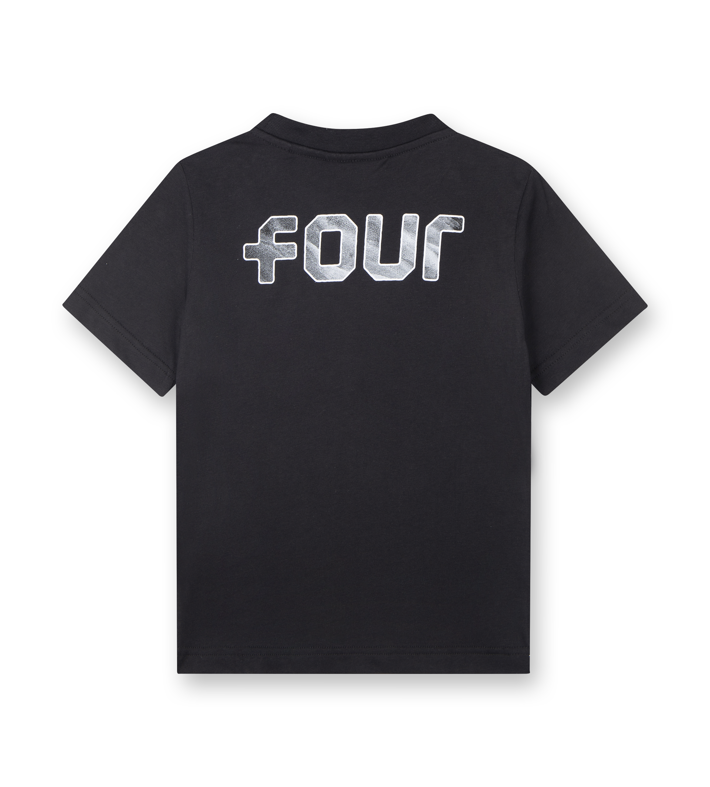FOUR Outline Logo T-shirt in Black