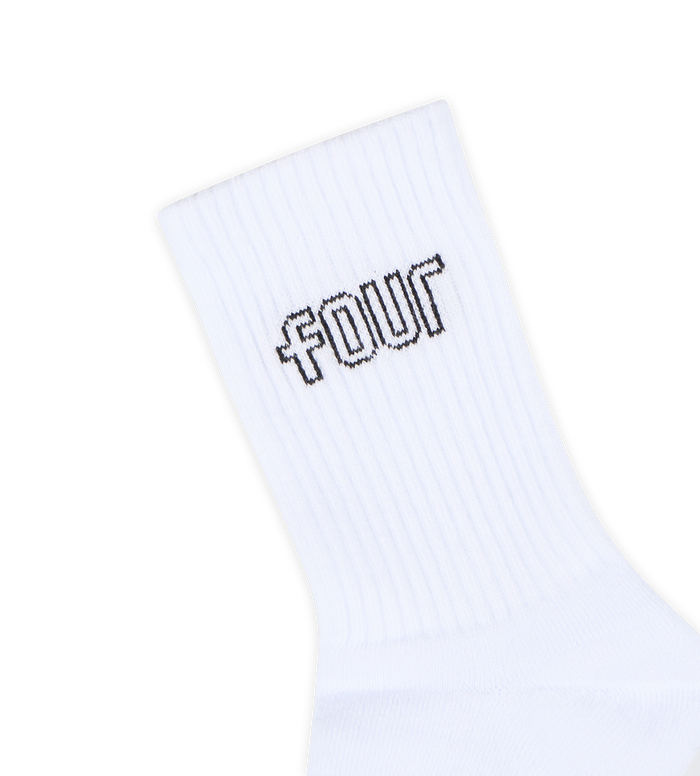 FOUR Outline Socks in Panna/ Black