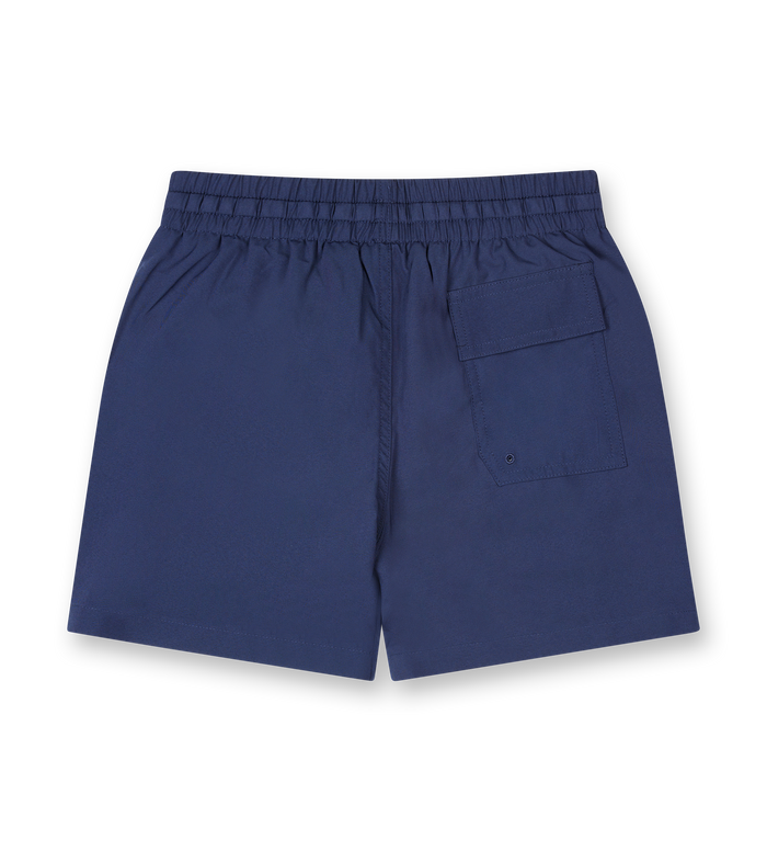FOUR Swim Shorts in Marine Blue/ Neon Green