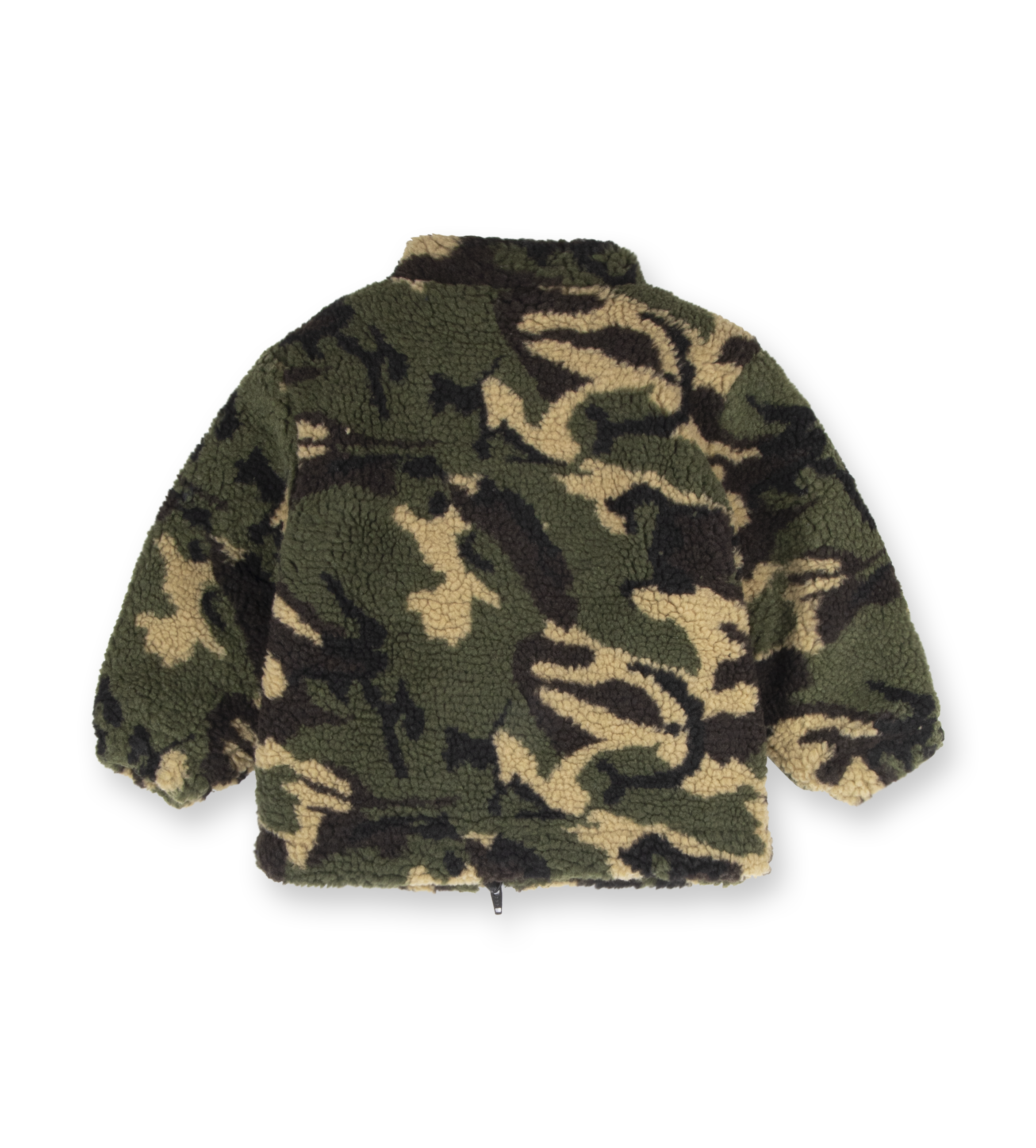 Baby Logo Sherpa Zip Vest Camo