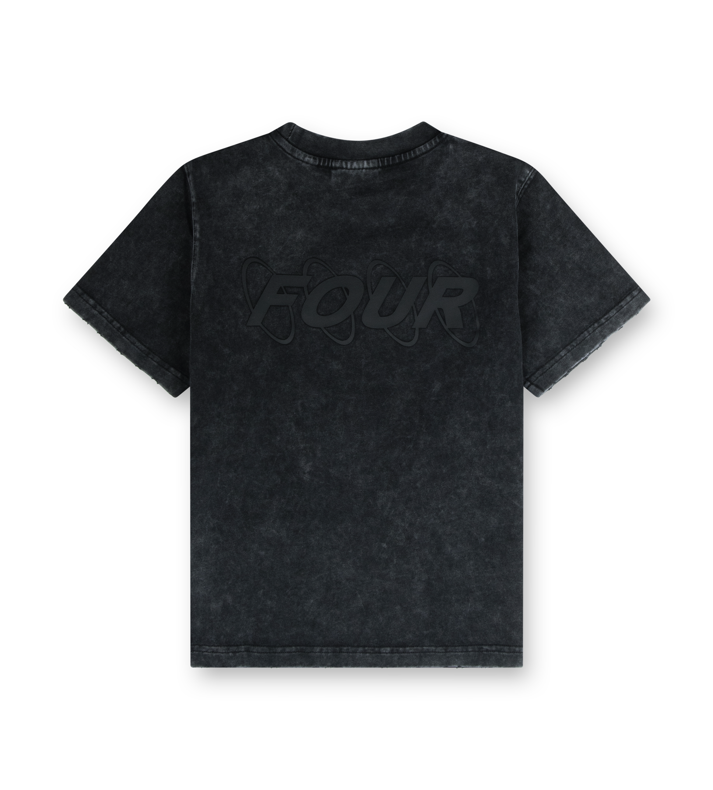Circles T-Shirt Washed Black