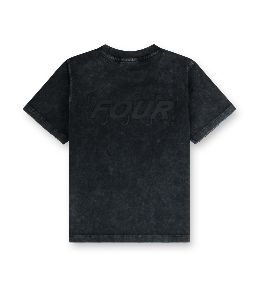 Circles T-Shirt Washed Black