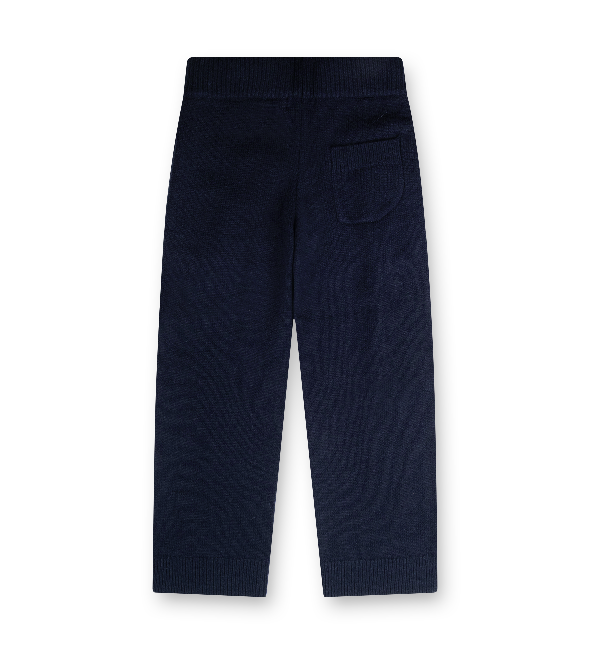 Knitted Pants Marine Blue/ White