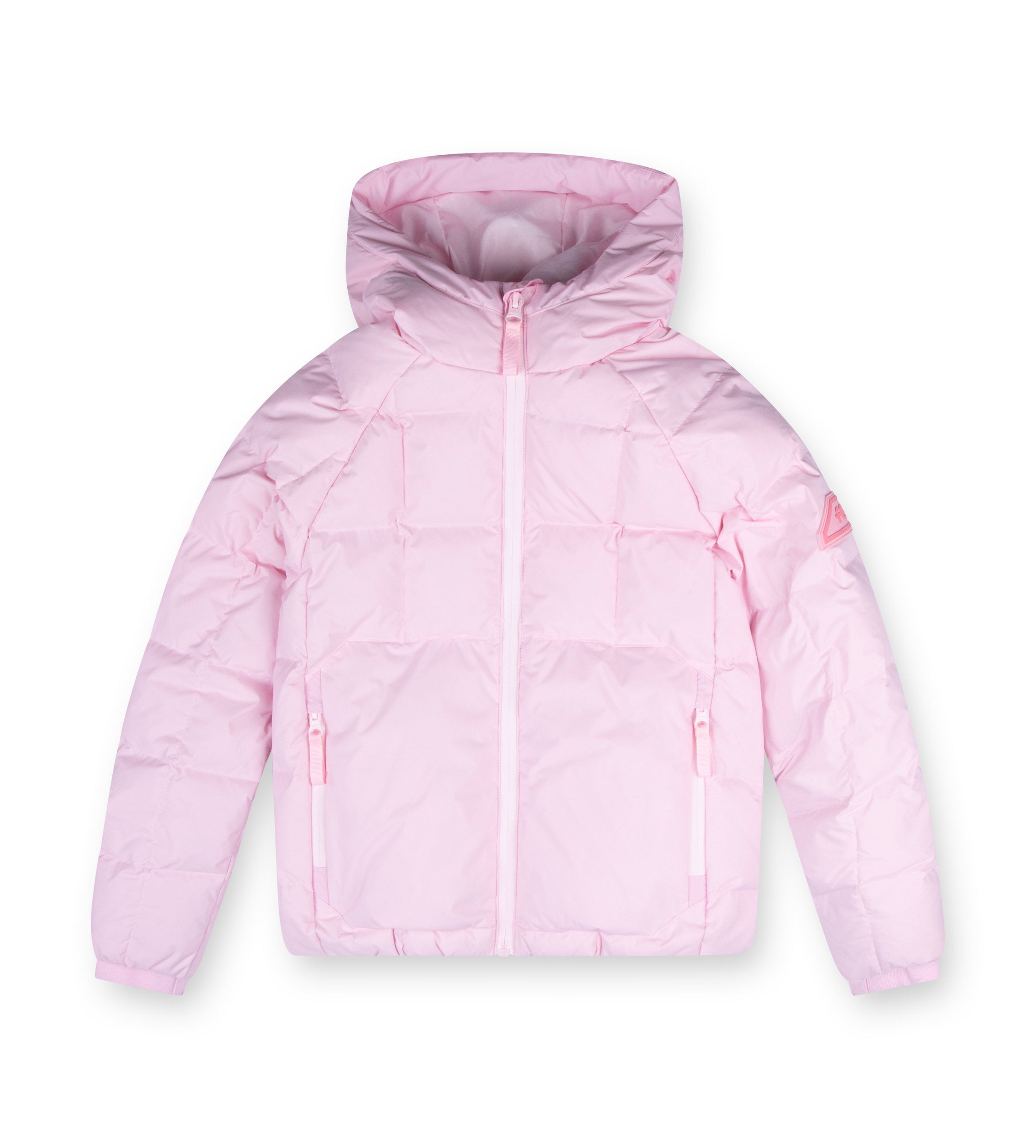 Square Logo Puffer Jacket Soft Pink
